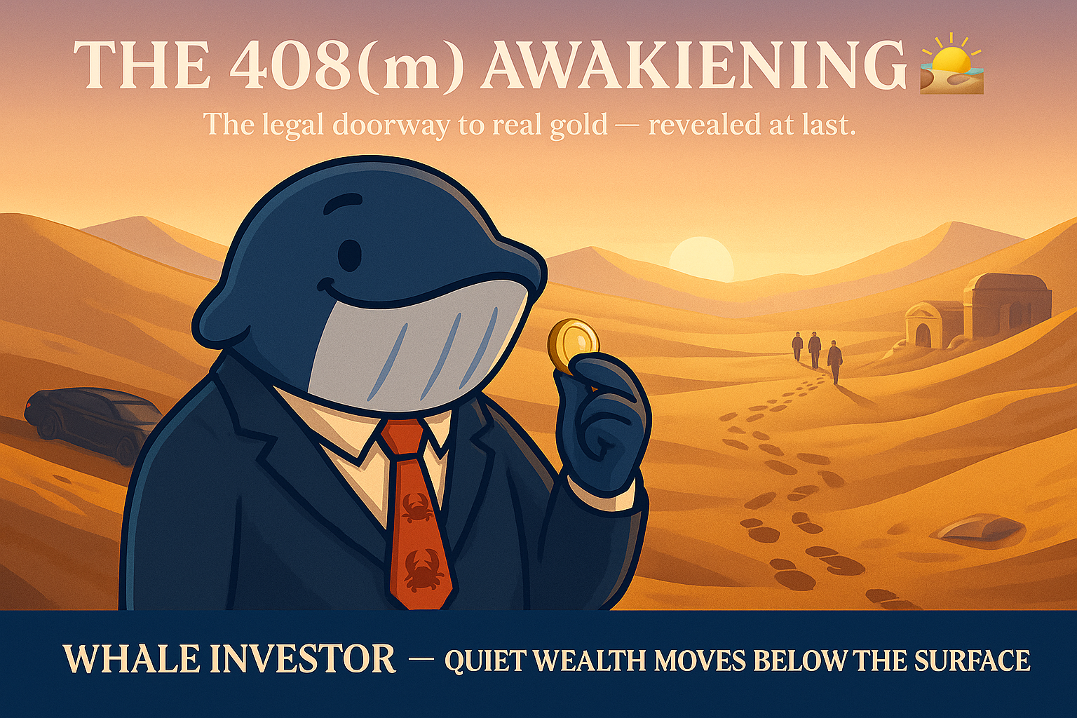 🐋 Whale’s Signal: This Legal Gold Loophole Is Making Wall Street Panic