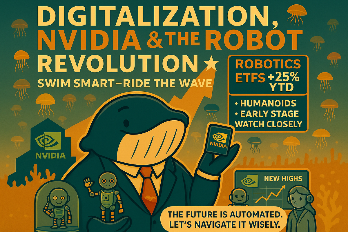 🐋 Digitalization, Nvidia, the Robot Revolution and How You Swim with It