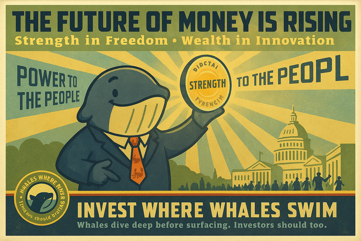 🐋 Whale's Insight and Trump's Warning: The Digital Dollar Is Already Rolling Out