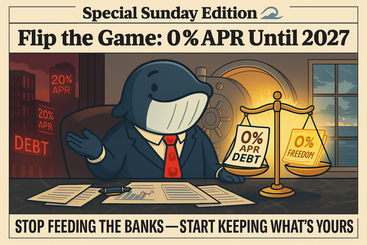 🐋 Whale’s Sunday Special: Nearly 2 Years Interest-Free 🕒