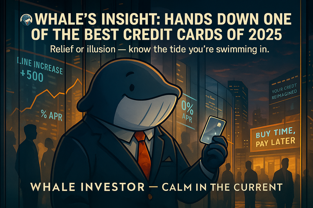 🐋 Whale’s Insight: Hands Down One Of the Best Credit Cards Of 2025