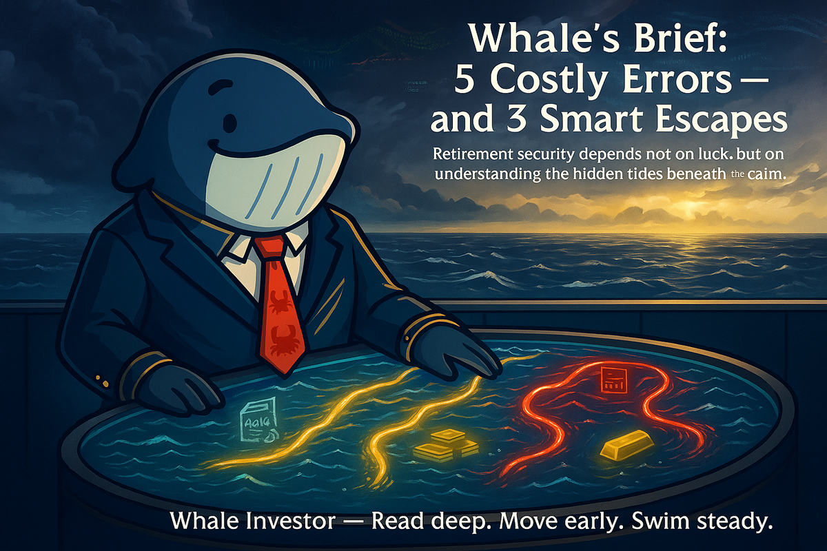 🐋 Whale’s Brief: 5 Costly Errors-and 3 Smart Escapes