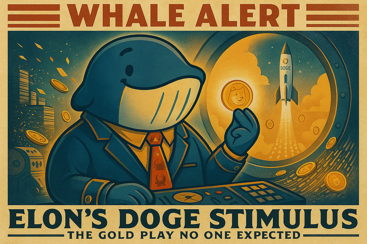 🐋 Whale Alert: Elon’s “DOGE Stimulus” - The Gold Play No One Expected