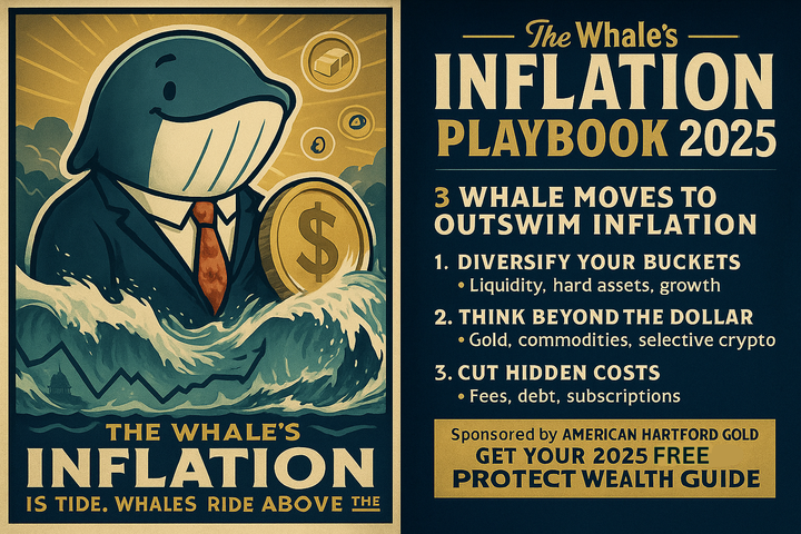 🐋 The Whale’s Inflation Playbook: Protect Your Wealth When Dollars Lose