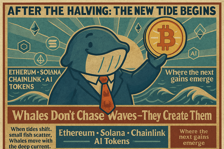 🐋 Altcoins After the Halving: Where the Whale Swims Next