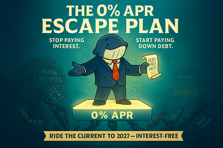 🐋 Whale’s Shortcut: Erase 20% APR - Pay 0% Until 2027