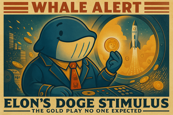 🐋 Whale Alert: Elon’s “DOGE Stimulus” - The Gold Play No One Expected